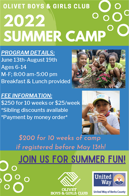 Olivet 2022 Summer Camp
